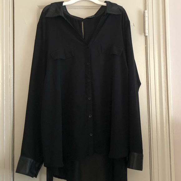 Forever 21 Tops - Forever 21+ Sheer Tunic Top